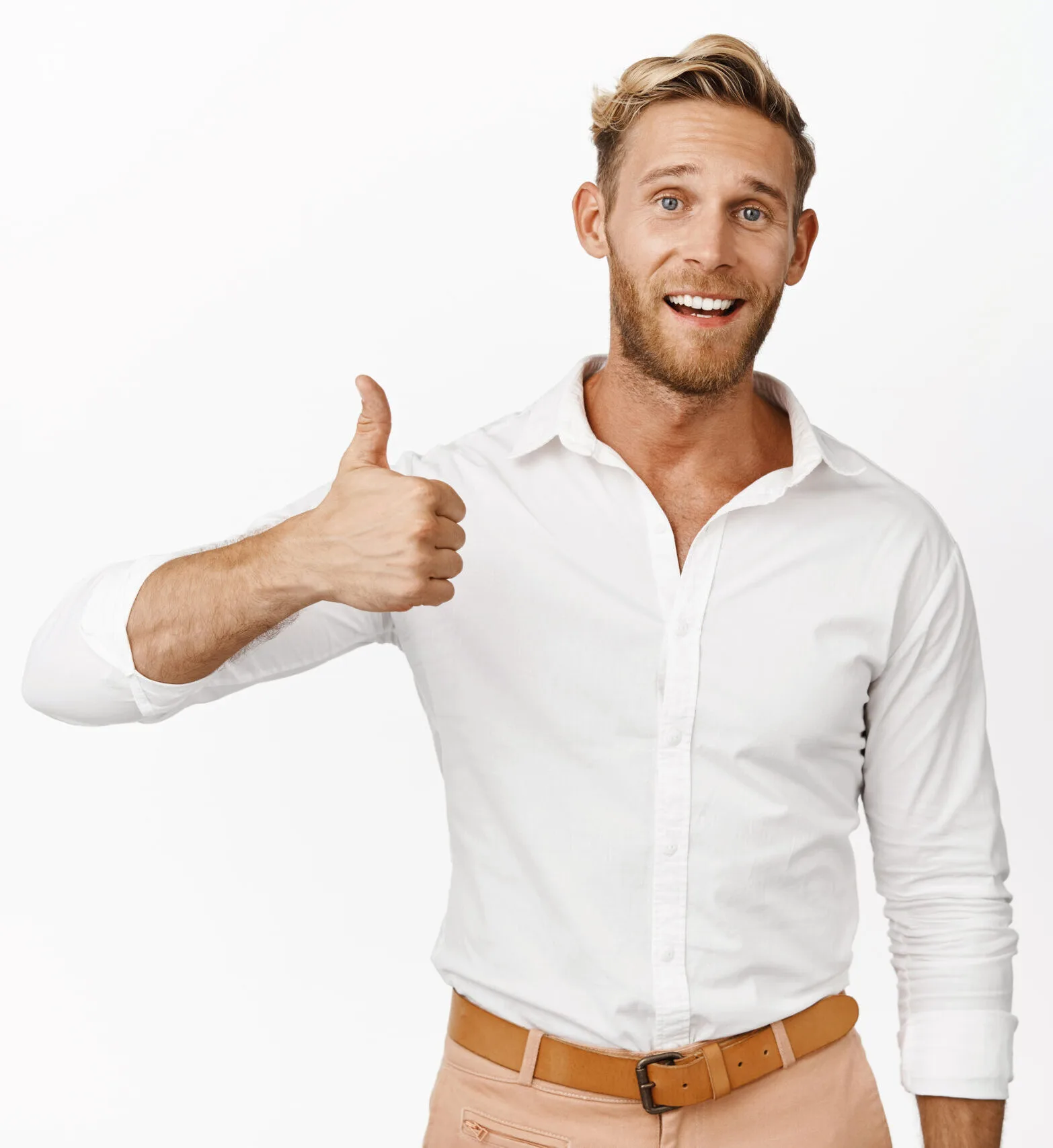 Person giving a thumbs up